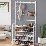 Four Tier Metal Shoe Rack Multi-Colors